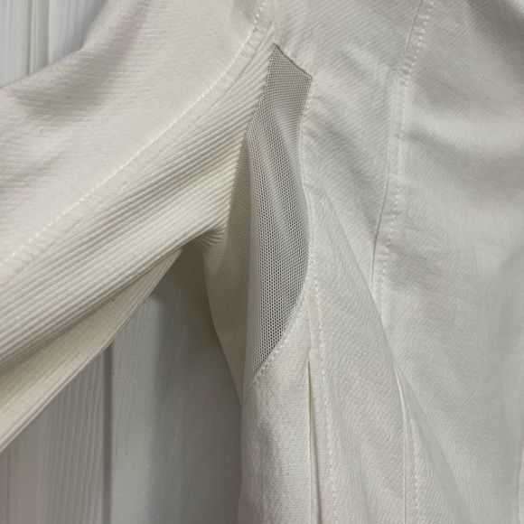 Blank NYC Anthropologie White Moto Jacket Asymmetrical Double Zipper XS Women’s - Picture 8 of 11